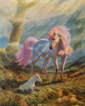 Unicorn-and-Foal-Print-C10055158